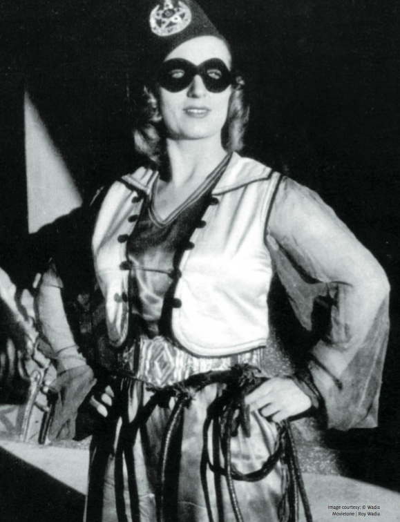 Maryanne Evans, better known by her screen persona as Fearless Nadia